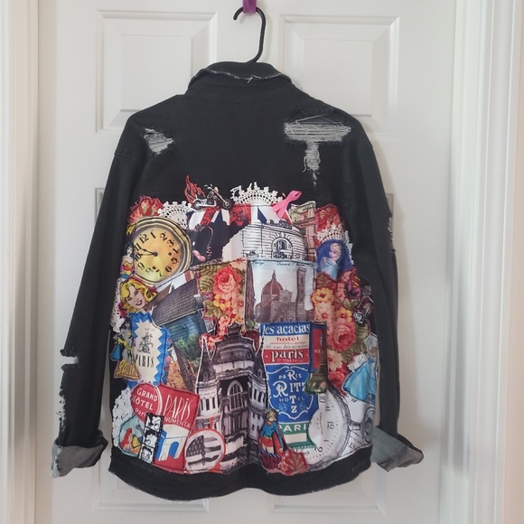 Handmade Vintage Jean Jackets and Vest - Picture 2 of 8